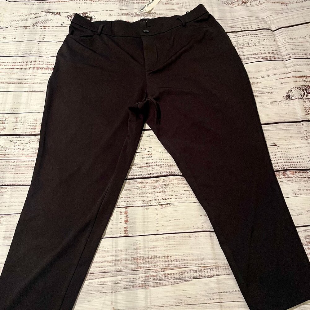 Stretchy-Fit Pocket Elastic Waist Pants